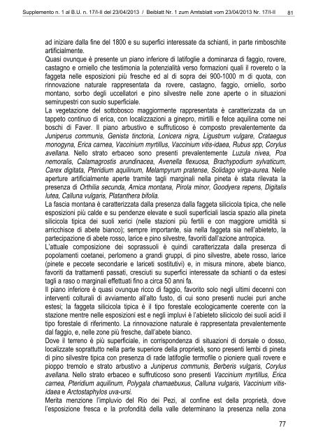[84117] Supplemento n. 1 al Bollettino n. 17 del 23/04/2013
