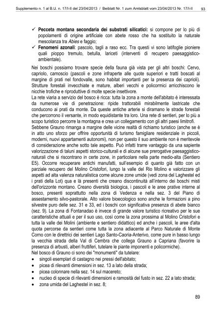 [84117] Supplemento n. 1 al Bollettino n. 17 del 23/04/2013