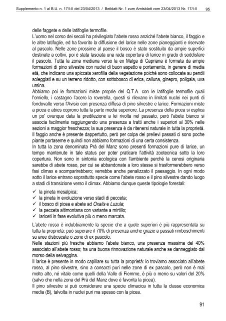 [84117] Supplemento n. 1 al Bollettino n. 17 del 23/04/2013