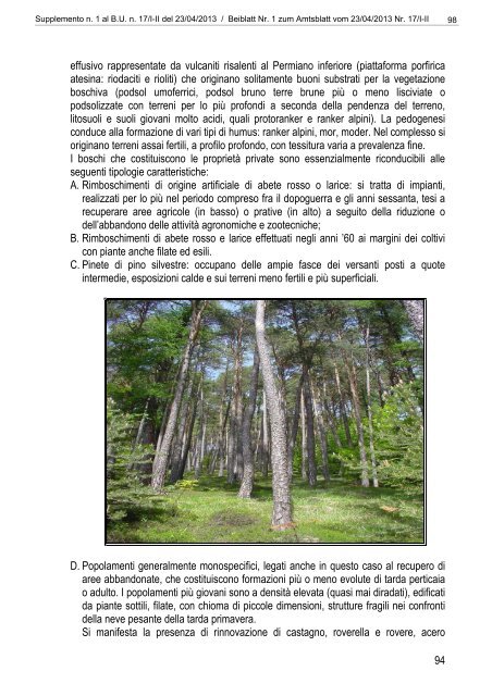 [84117] Supplemento n. 1 al Bollettino n. 17 del 23/04/2013