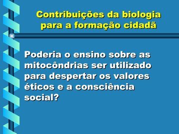 Biologia e Cidadania