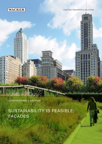 Construction Facade Sustainability (PDF | 3.1 MB) - Wacker Chemie