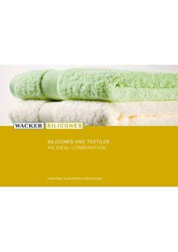 silicones and textiles an ideal combination - Wacker Chemie
