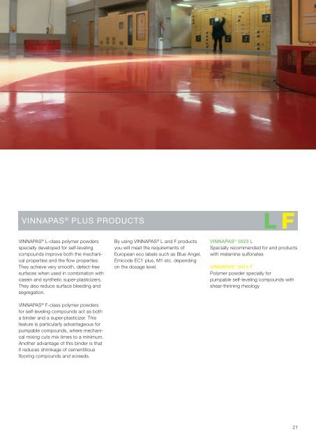 vinnapas® product overview greater china, 2012 ... - Wacker Chemie