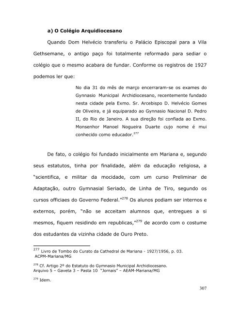 Mabel Salgado Pereira Dom Helvécio Gomes de Oliveira, um ...