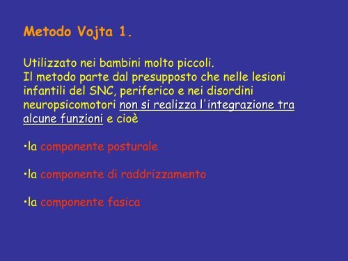 LEZ III anno bobath perfetti vojta.pdf - FISIOTERAPIA-Pavia