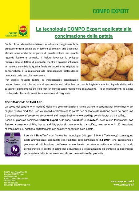 Concimazione Patata 1.pdf - Simonetti on line