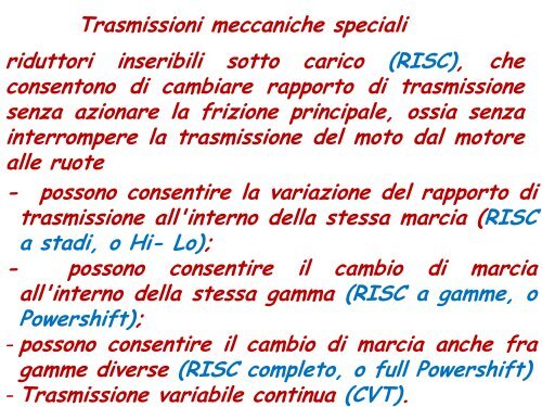 Meccanica del trattore