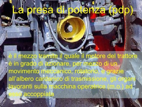 Meccanica del trattore