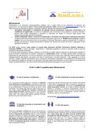 AlmaLaurea A chi è utile il questionario AlmaLaurea - Conservatorio ...