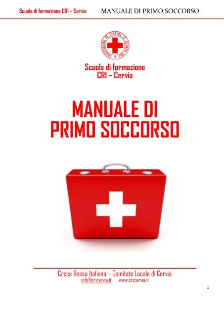 MANUALE DI PRIMO SOCCORSO - Croce Rossa Italiana