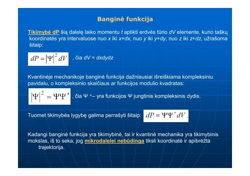 Kvantinės mechanika