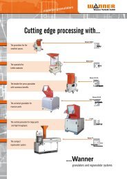 Cutting edge processing with... - Wanner Technik