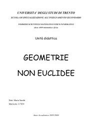 Geometrie non-euclidee - Mario Sandri