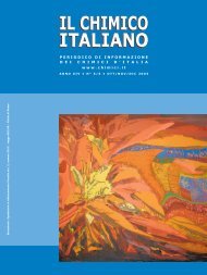 il chimico italiano - Consiglio Nazionale dei Chimici