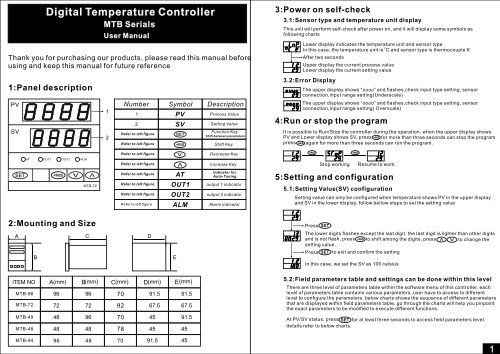 User Manual-MTB - Maxwell-fa.com