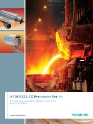 ARDOCELL PZ Pyrometer Series - Siemens