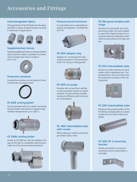 ARDOCELL PZ Pyrometer Series - Siemens