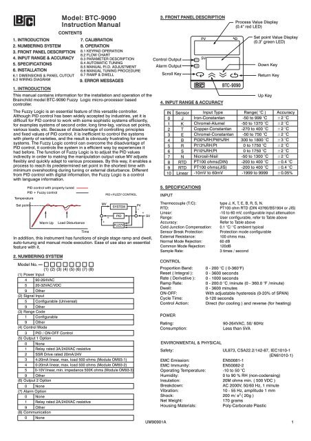 btc-9090 pid temperature controller manual Pid temperature controller bc-9090 48x48 universal ecefast.