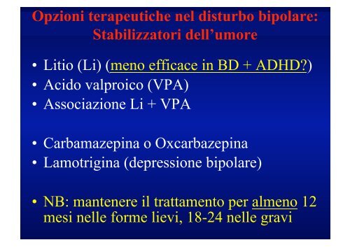 Il disturbo da deficit di attenzione ed iperattività (ADHD): comorbidità ...