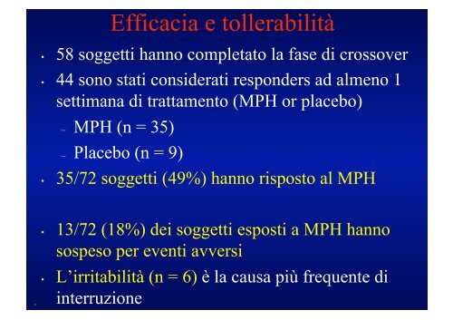 Il disturbo da deficit di attenzione ed iperattività (ADHD): comorbidità ...