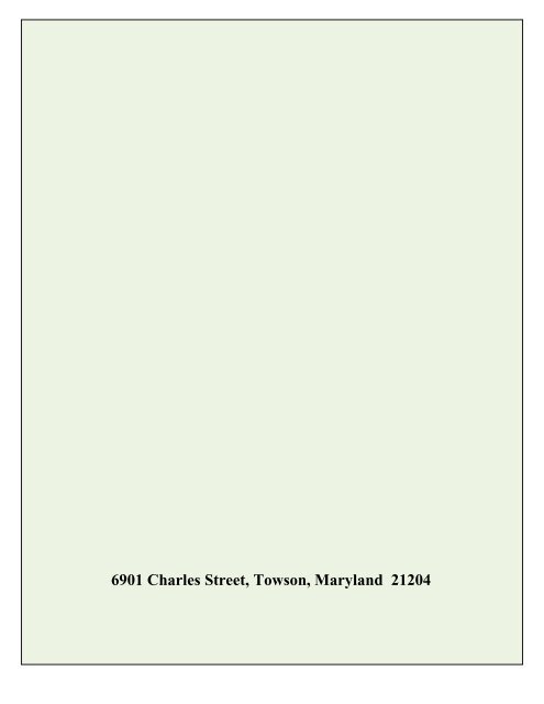 Manual del Alumno - Baltimore County Public Schools