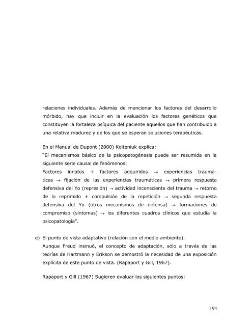 Manual para la elaboración de una psicodinamia