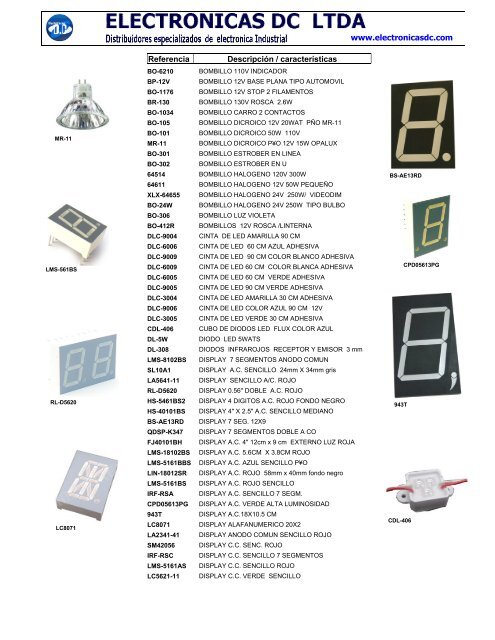 catálogo de productos - DC Importaciones