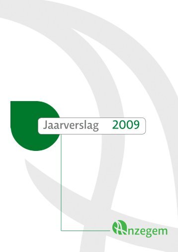 Jaarverslag 2009 - Gemeente Anzegem