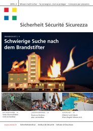 Sicherheit Sécurité Sicurezza Schwierige Suche nach dem ... - Swissi