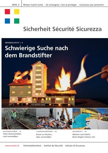 Sicherheit Sécurité Sicurezza Schwierige Suche nach dem ... - Swissi