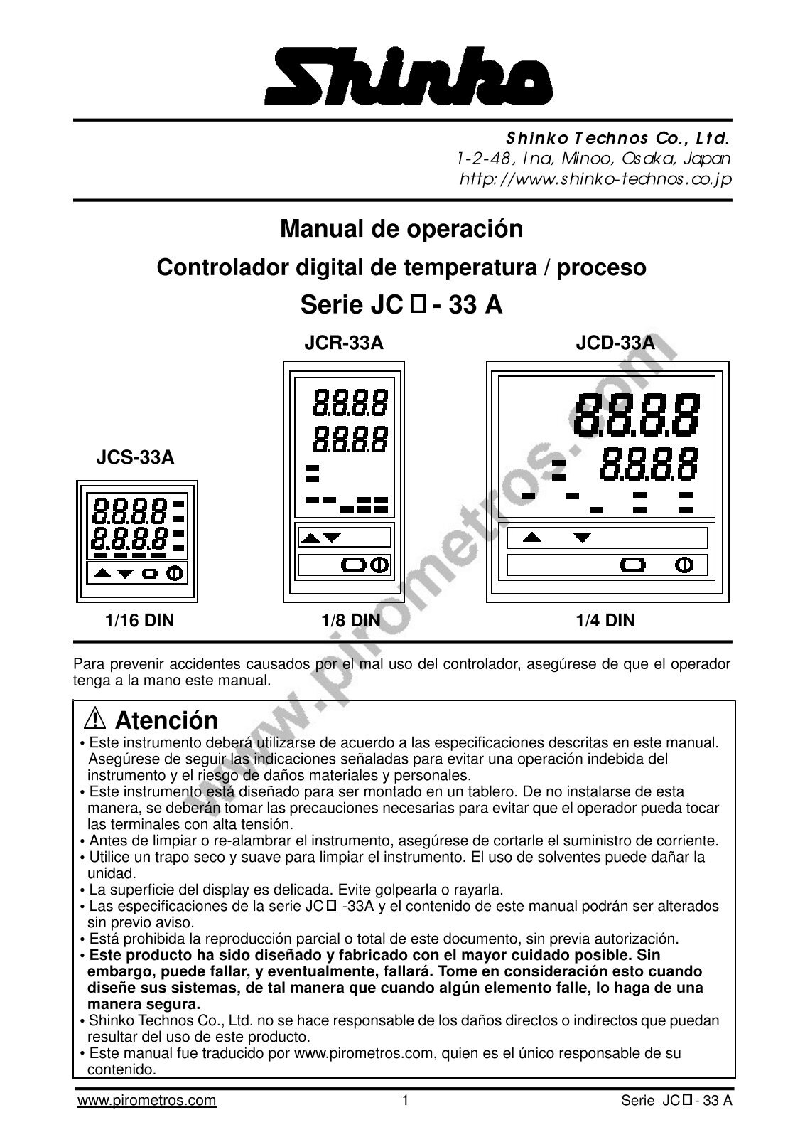 shinko jcs manual Temperature controls pty ltd > downloads > shinko manuals.