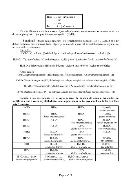 formulación y nomenclatura - brikindans