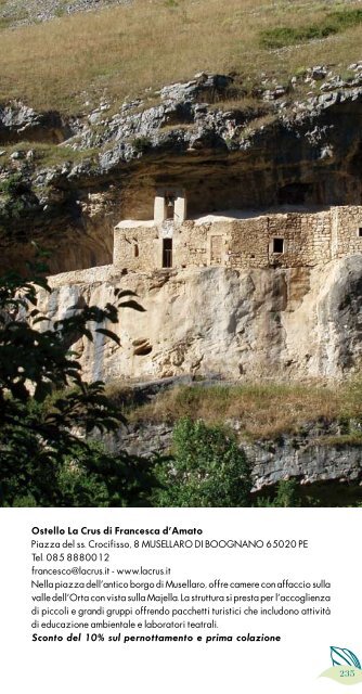 Parco Nazionale della Majella - Parchicard