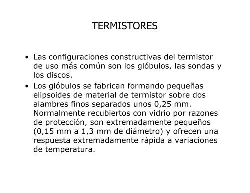 TERMORRESISTENCIAS (RTD)