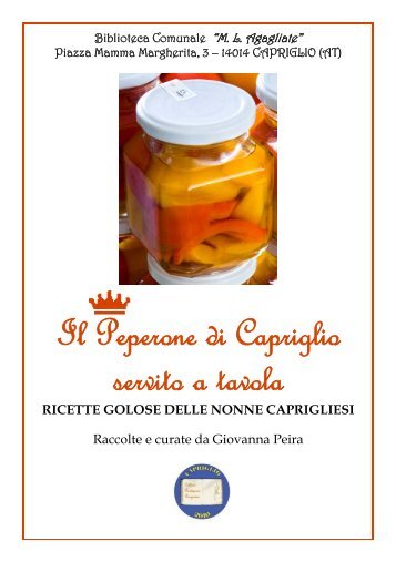 Ricette sul peperone di Capriglio.pdf - Comuni in Rete