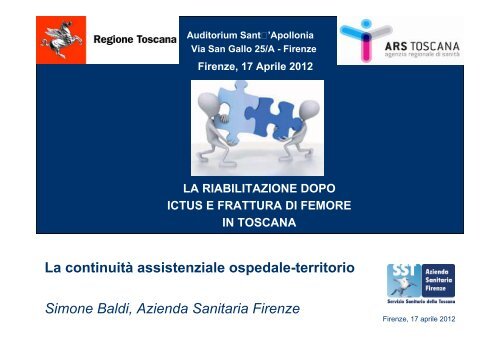 La continuità assistenziale ospedale-territorio - Agenzia Regionale ...