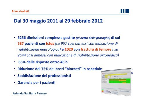 La continuità assistenziale ospedale-territorio - Agenzia Regionale ...