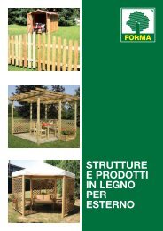 strutture e prodotti in legno per esterno - Guercio-Forma