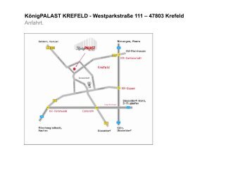 KönigPALAST KREFELD - Westparkstraße 111 - Warsteiner ...