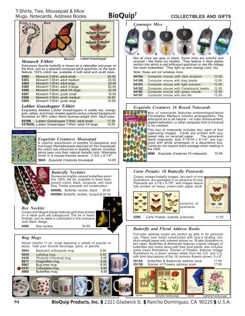 BioQuip Equipment Catalog - Nature | Where knowledge meets ...