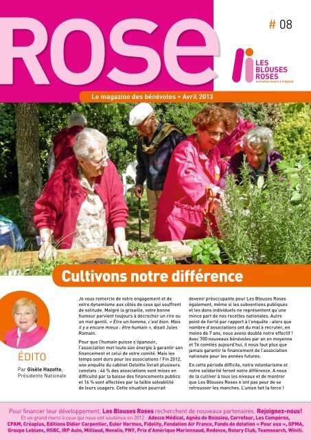 ROSE N°8 - Le Magazine des Blouses Roses - Avril 2013