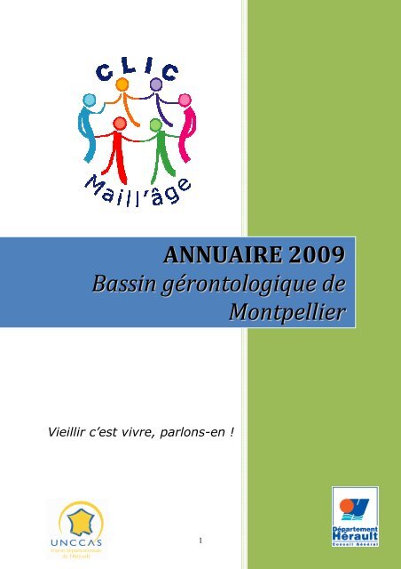 ANNUAIRE 2009 Bassin gérontologique de ... - CLIC Maill'âge