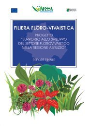 FILIERA FLORO-VIVAISTICA - A.R.S.S.A. Abruzzo