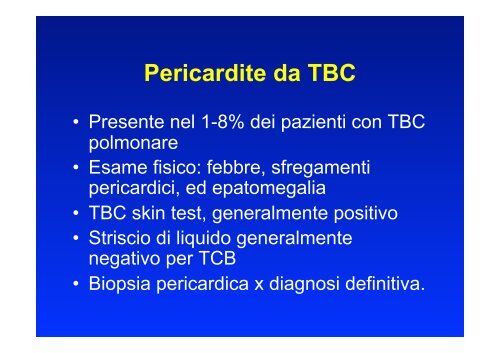 Lezione Miocardite e malattia del pericardio - Cuorediverona.it