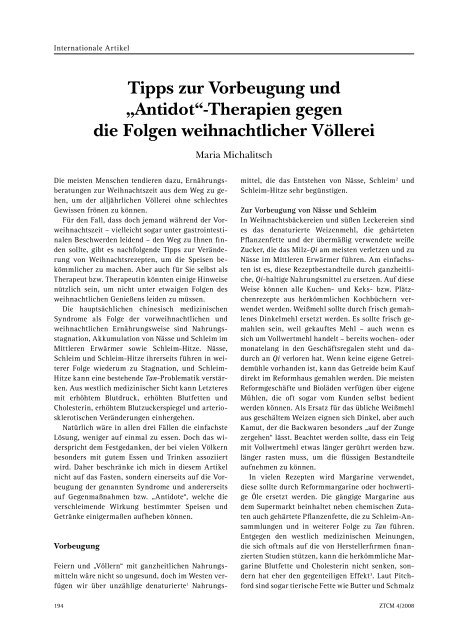 Den Artikel als [PDF] - TCM Beratung Wien