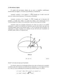 3.6 Movimiento elíptico. El estudio del movimiento elíptico de un ...