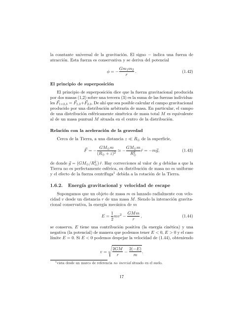 Notas de F´ısica General Cursos propedeúticos INAOE