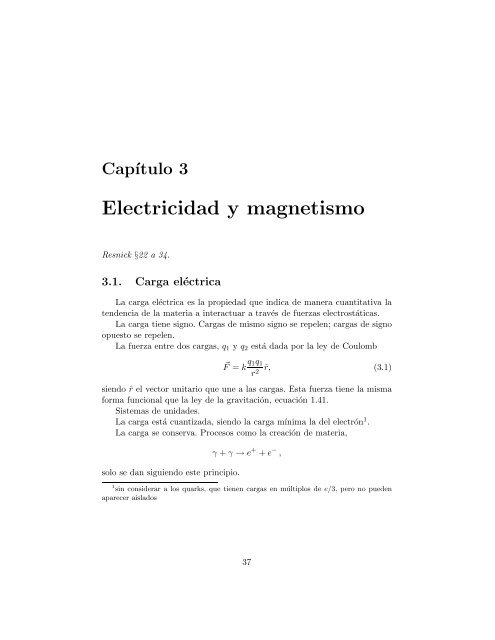 Notas de F´ısica General Cursos propedeúticos INAOE