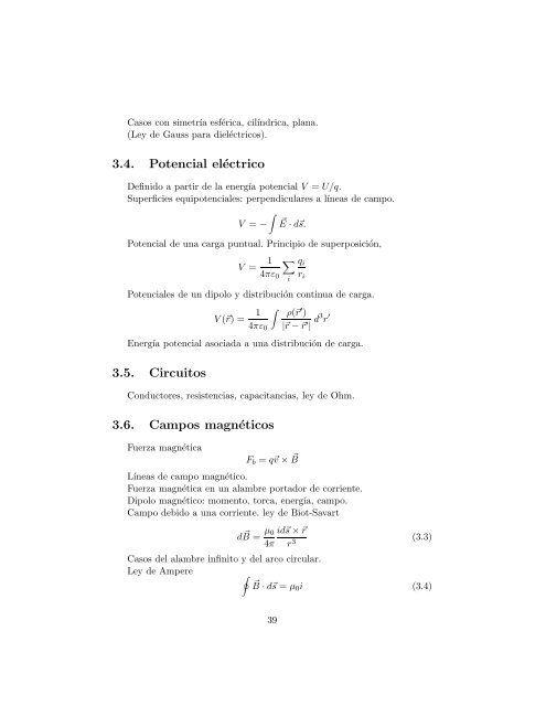 Notas de F´ısica General Cursos propedeúticos INAOE